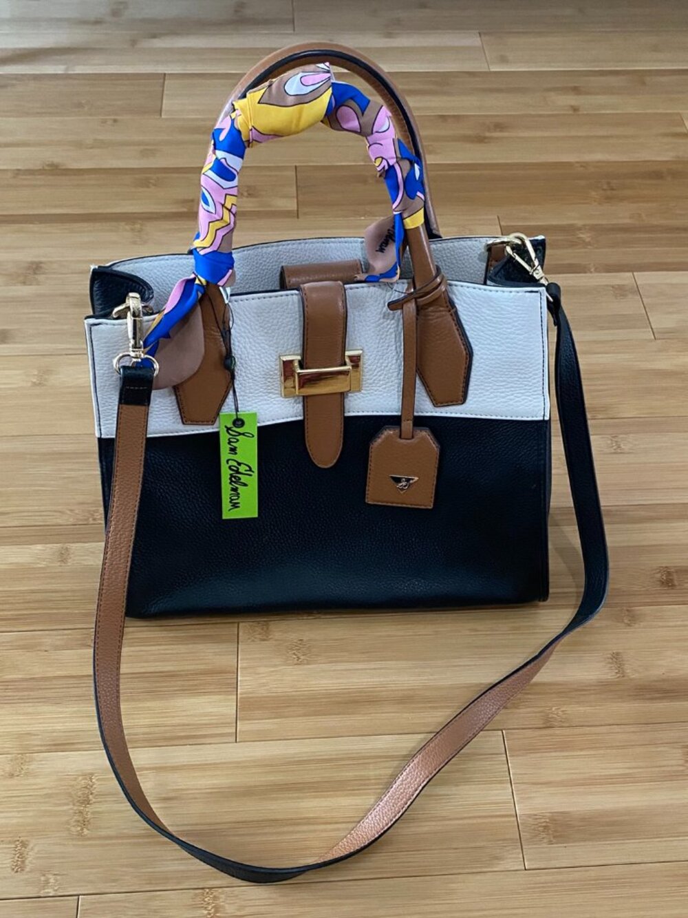 Sam Edelman Crossbody Satchel Leather Hand Bag